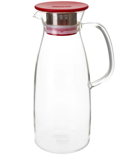 1.5 Liter (50 oz.) BPA FREE Plastic Carafe Pitcher Decanter Jug w/Black Lid  